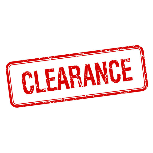 Clearance Stock