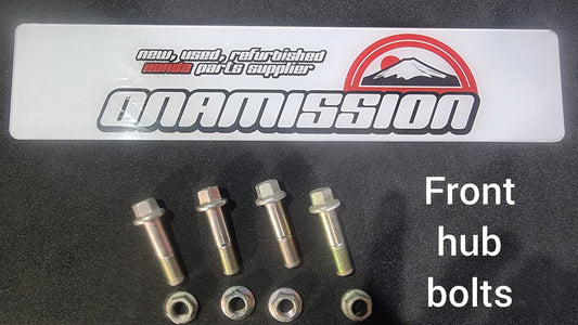 Honda EP3 / DC5 / FN2 Front Hub to strut zinc plated bolts set