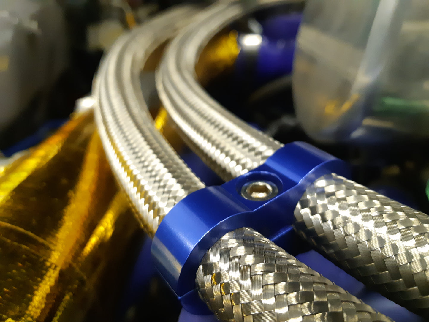 Exoracing Billet Braided Hose Separator Divider AN04 AN06 AN08 AN10