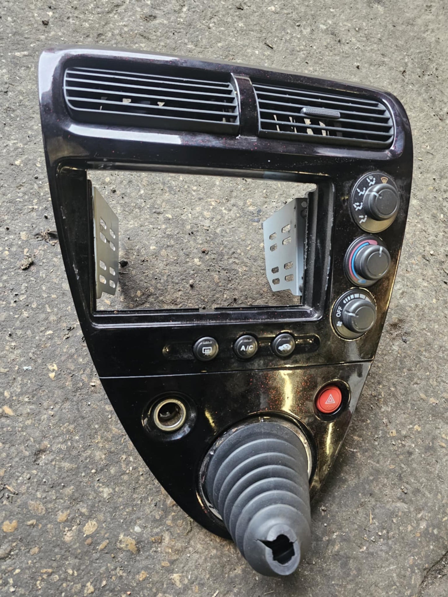 Honda Civic EP3 sparkle paint centre console stereo surround