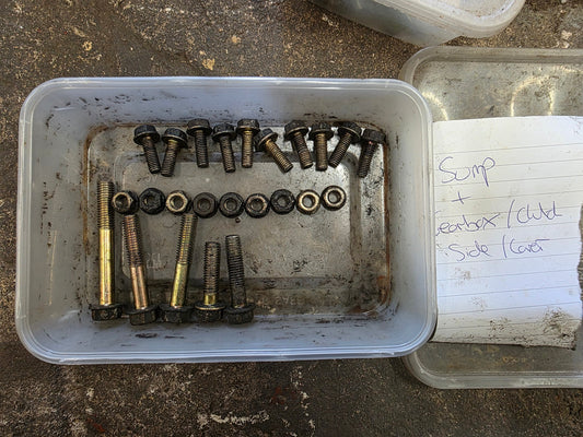 Honda Integra DC2 sump and side cover bolts