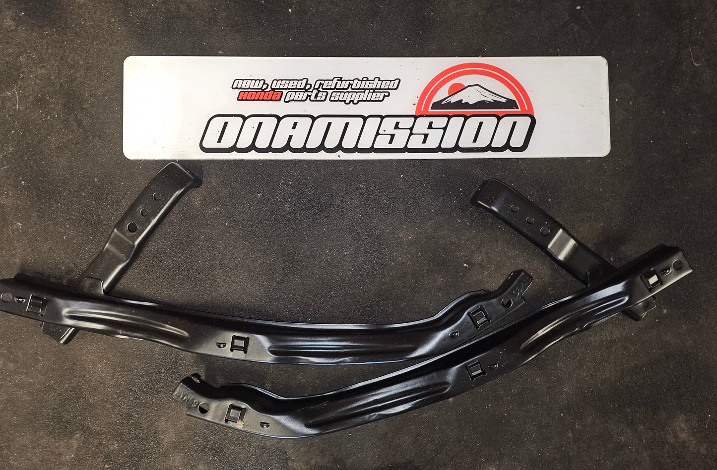 DC5 pre facelift powder coated front headlight bumper support brackets