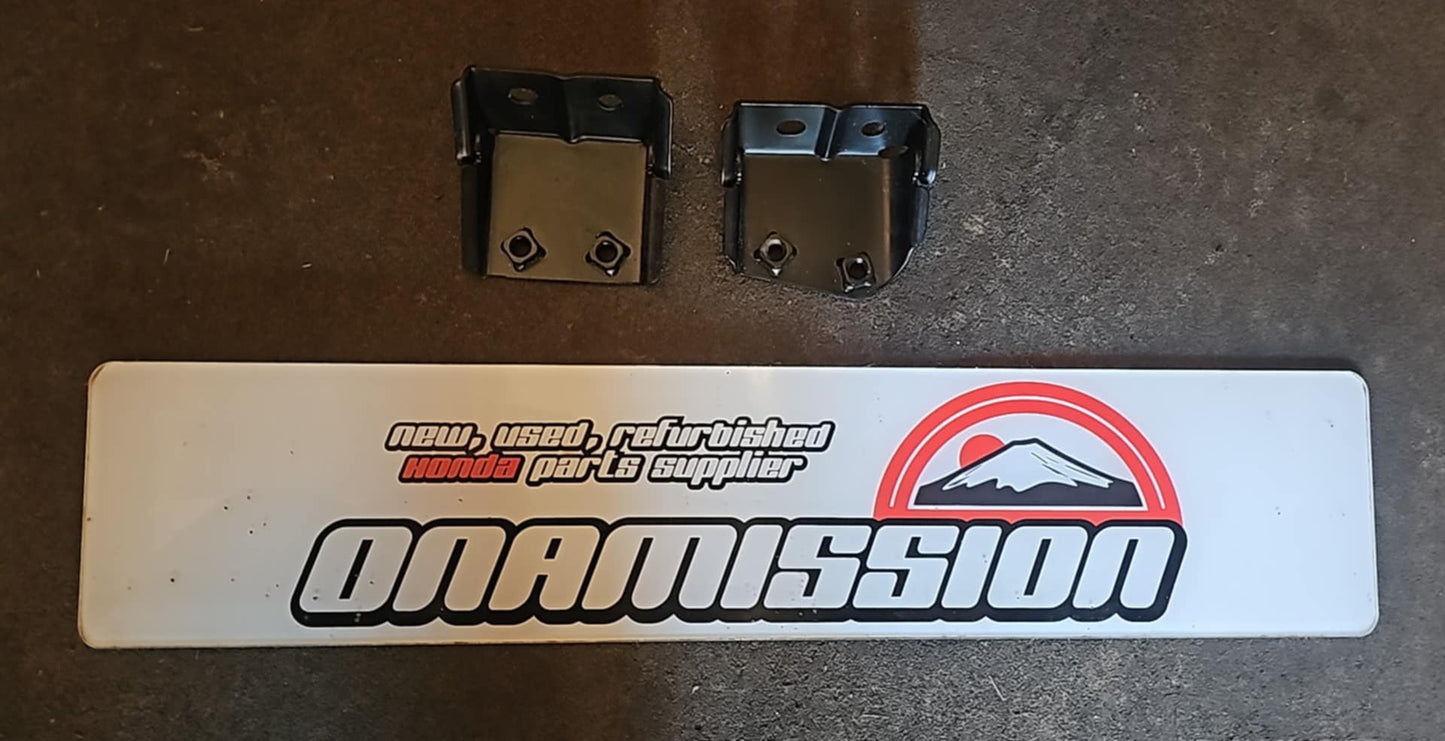 Honda Integra DC5 powder coated front strut mount tower brace brackets