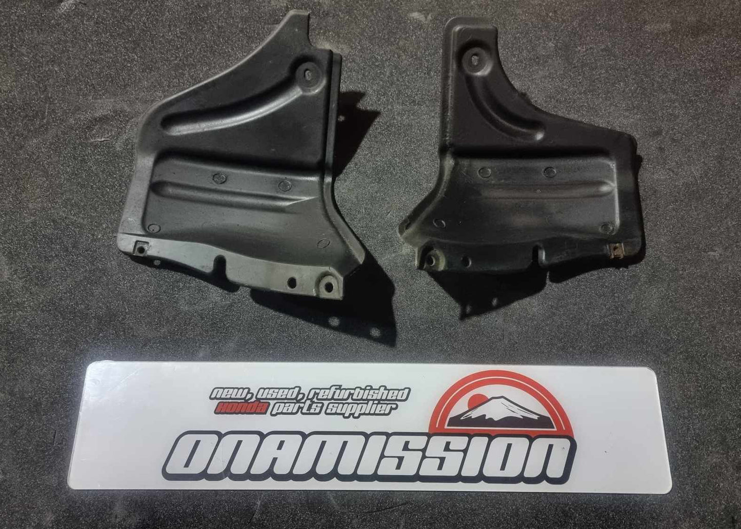 Honda Integra DC5 rear bumper splash guard pair