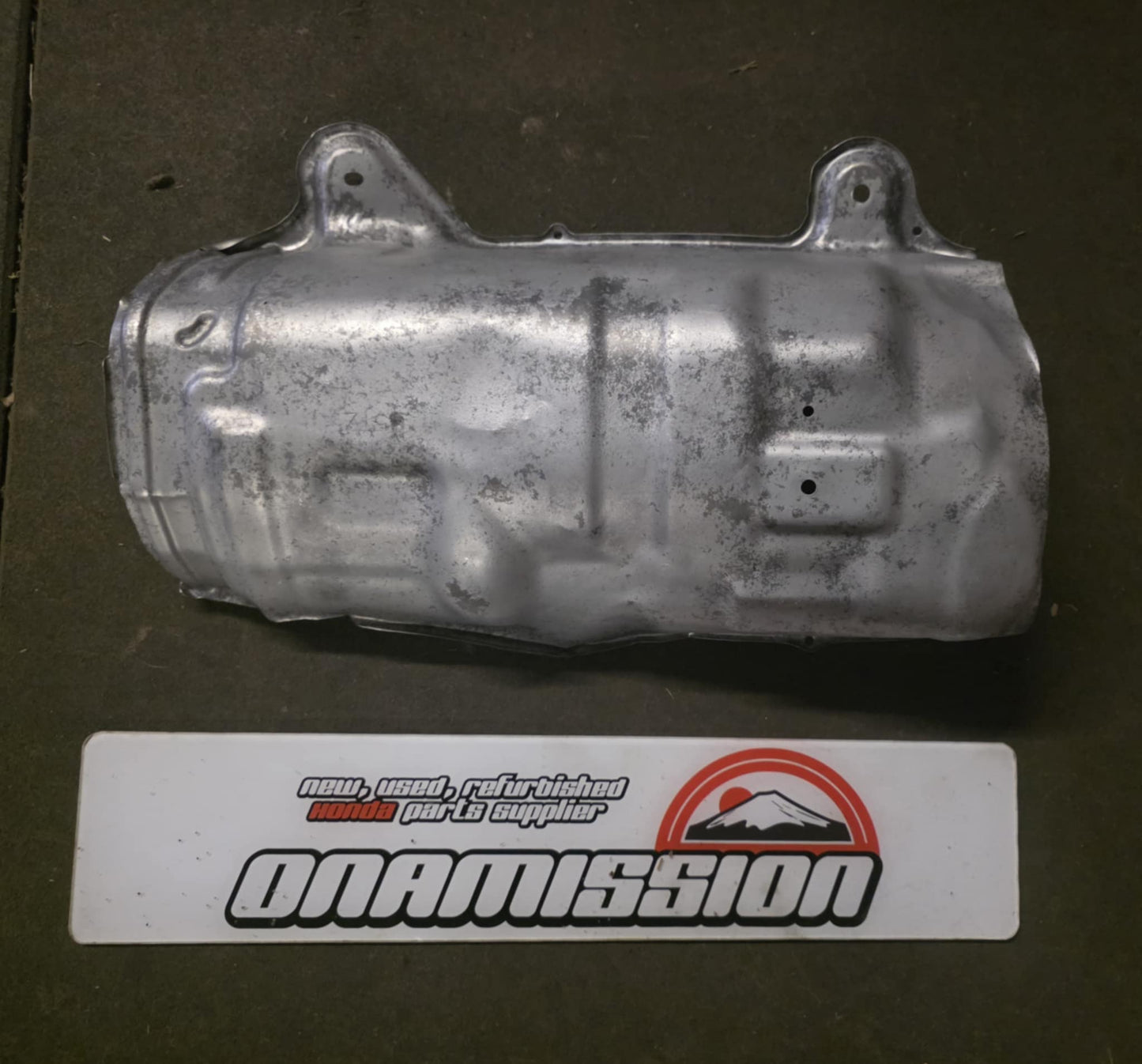 Honda Integra DC5 vapour blasted exhaust heat shield