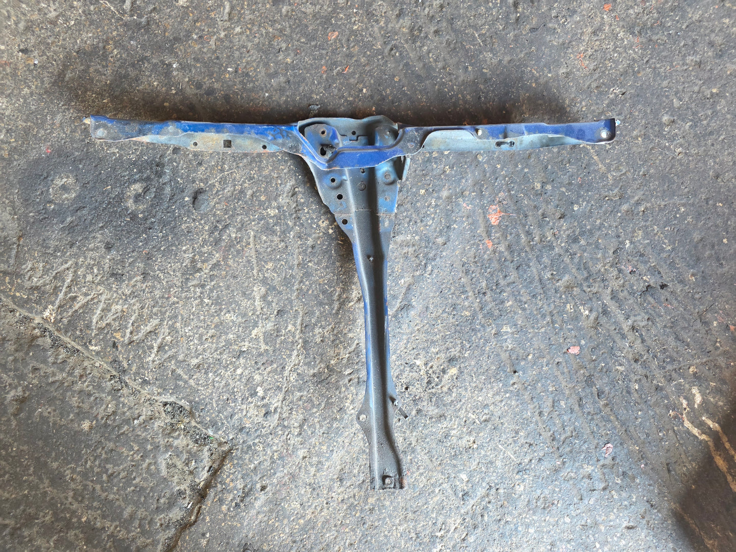 Honda Integra DC5 blue t piece slam panel bonnet latch holder artic blue