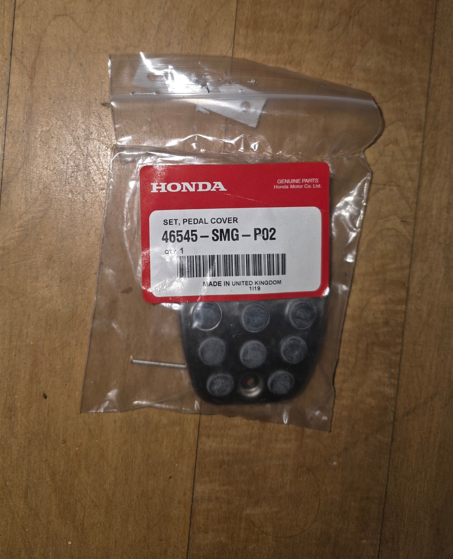 Genuine Honda Civic Brake/Clutch Pedal Cover 2006-2011 (46545SMGP02)