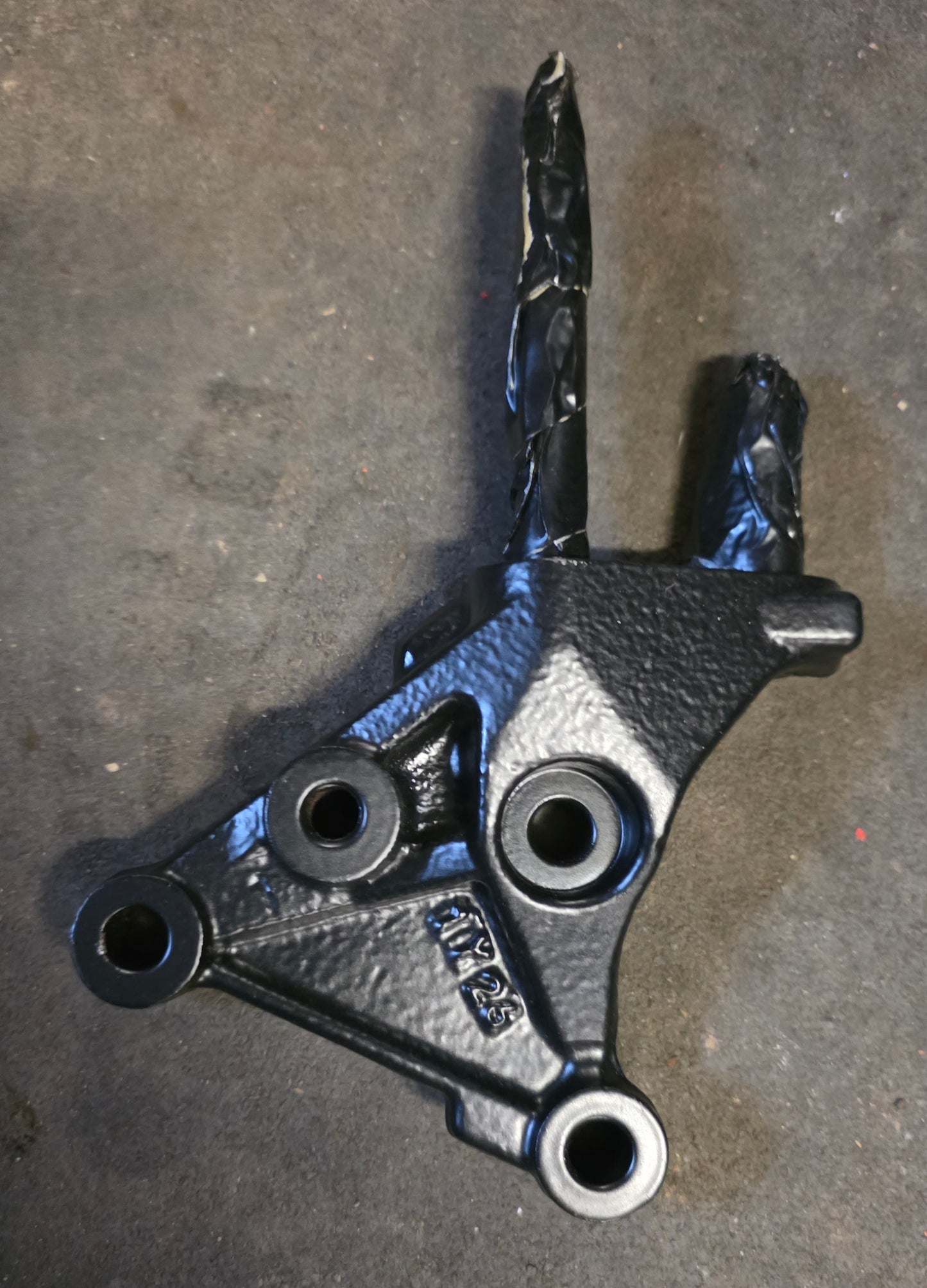 Honda EP3 DC5 powder coated driver side engine mounting bracket