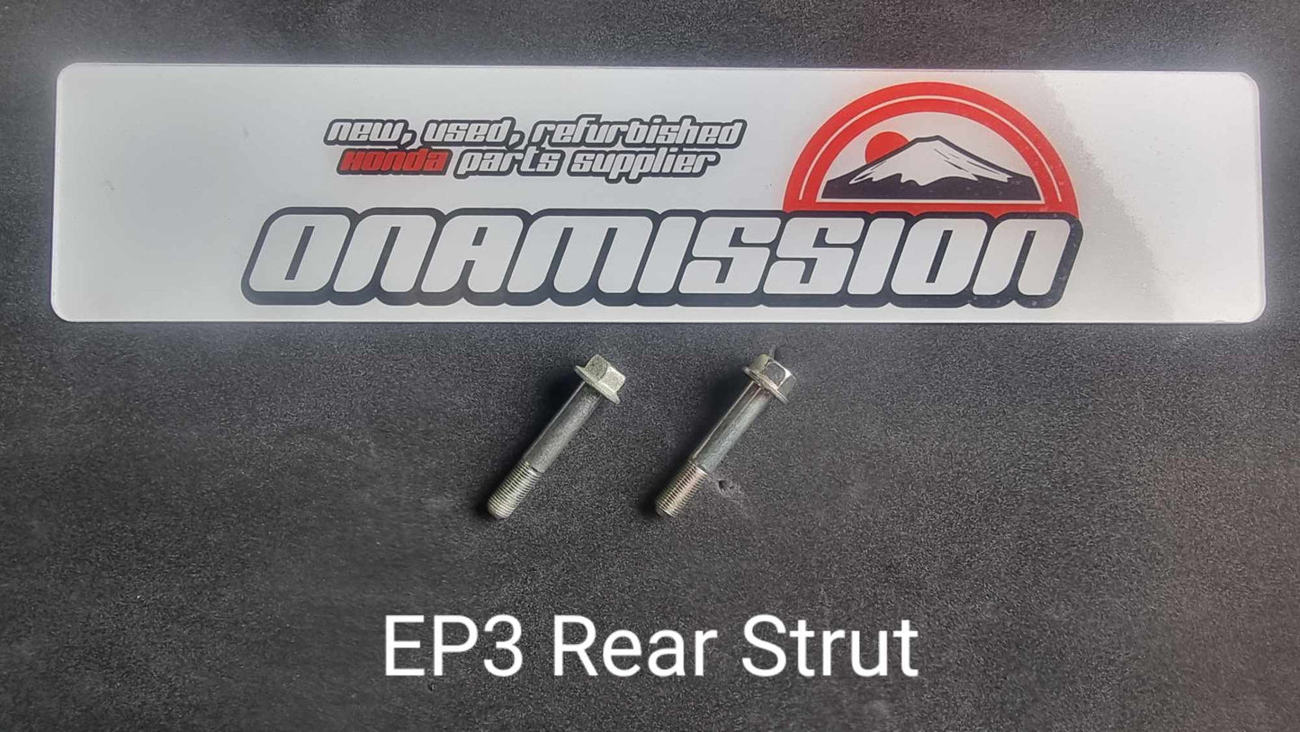Honda Ep3 / DC5 Rear Strut suspension zinc plated bolts