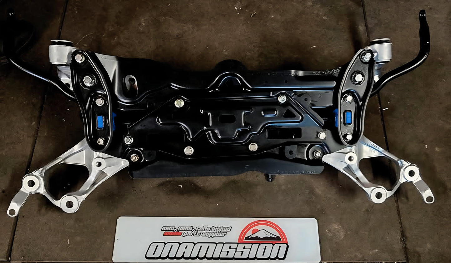 Honda Civic FN2 refurbished subframe . Vapour blasted , powder coated , Hardrace ARB bushes , anti roll bar
