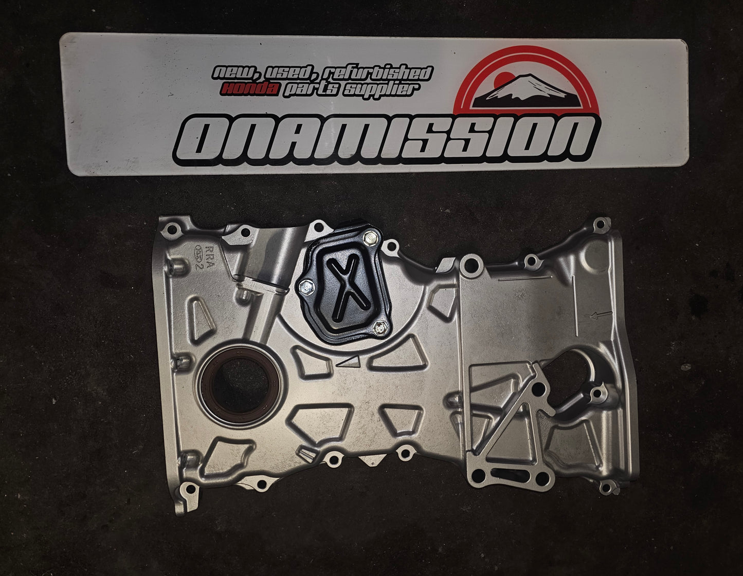 Honda k20z4 FN2 vapour blasted Timing Chain Cover