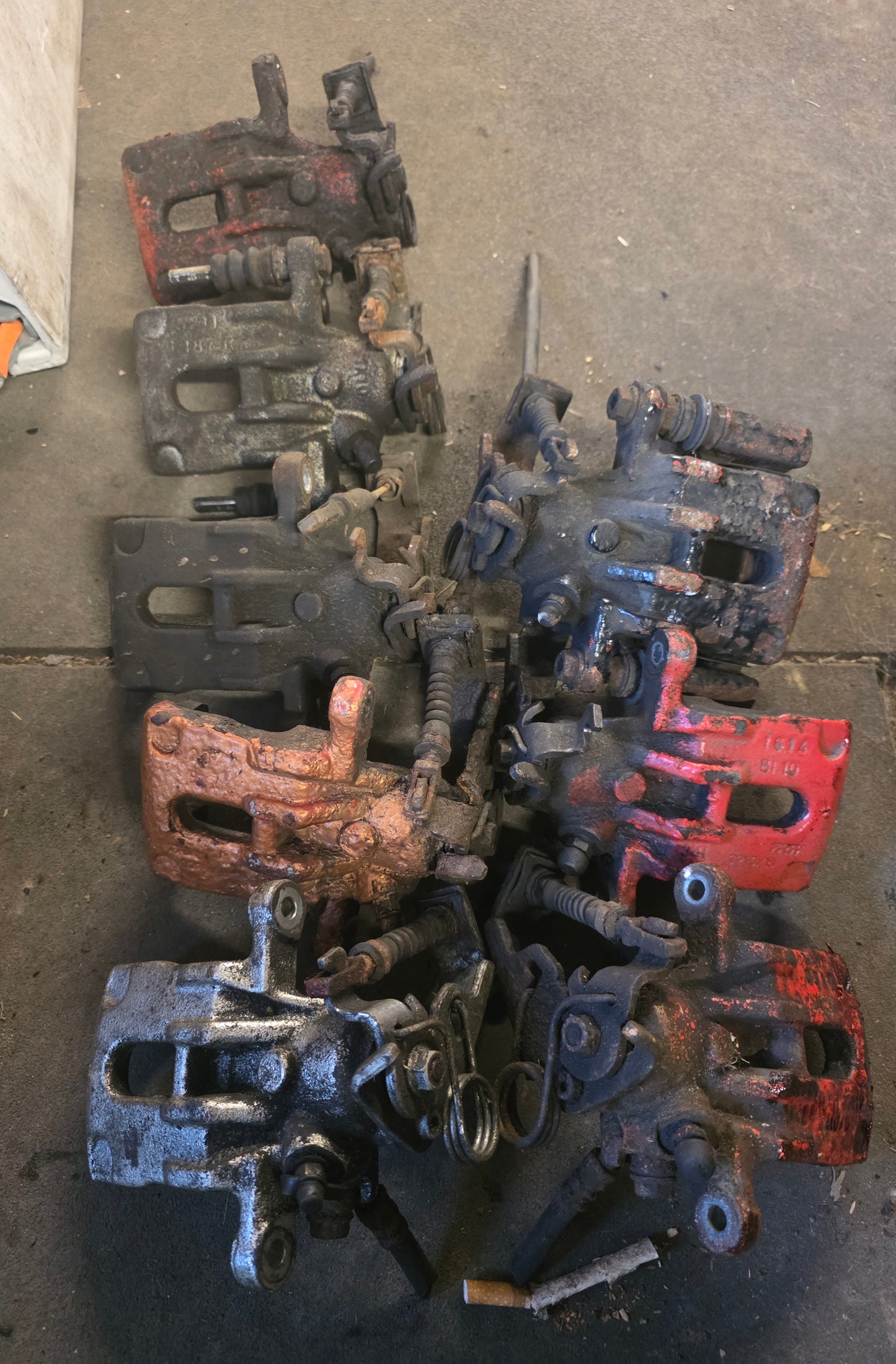 Honda Civic FN2 rear calipers mixed odd genuine non genuine bulk lot