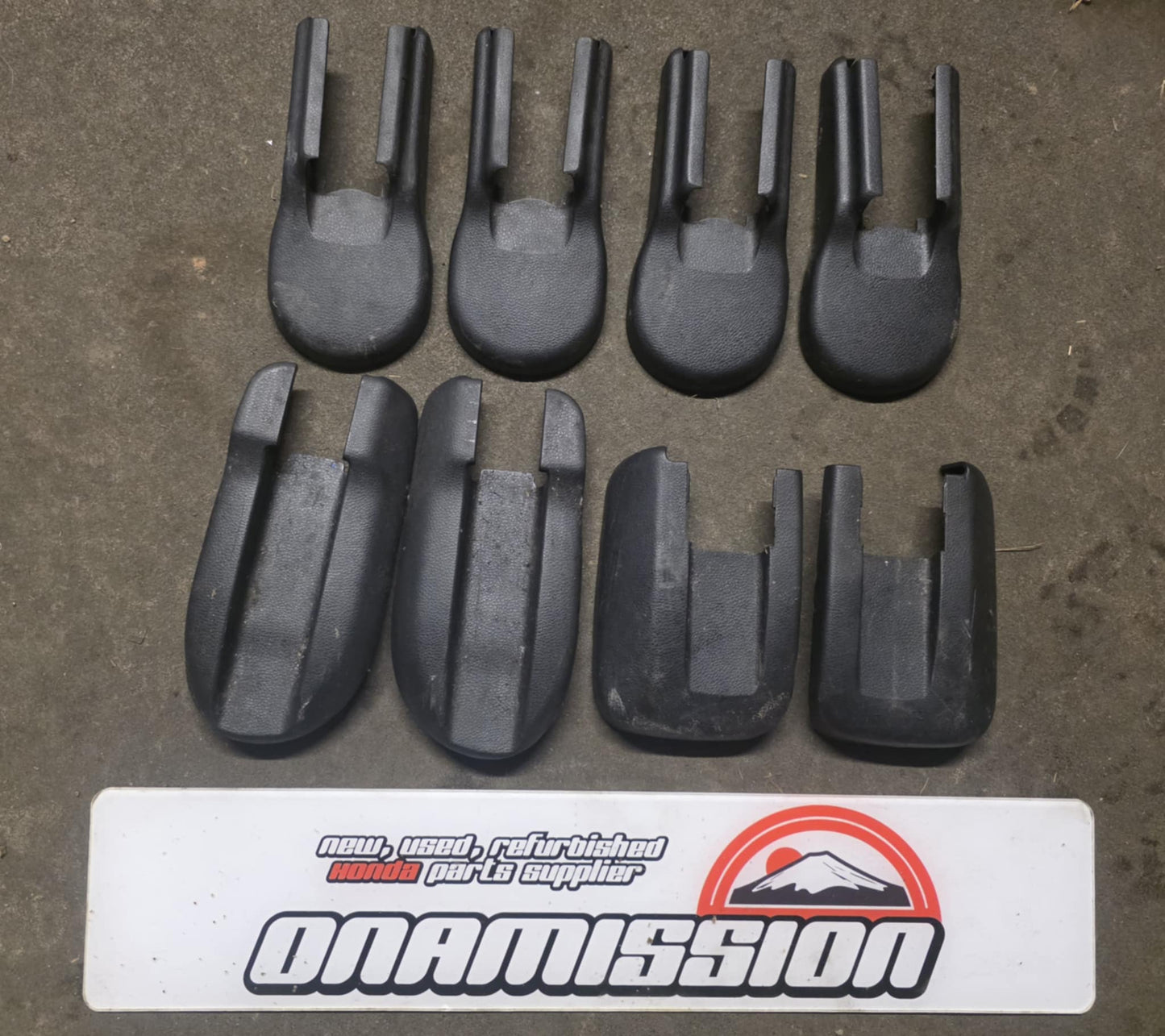 Honda Civic FN2 seat rail bolt plastic trim cover set