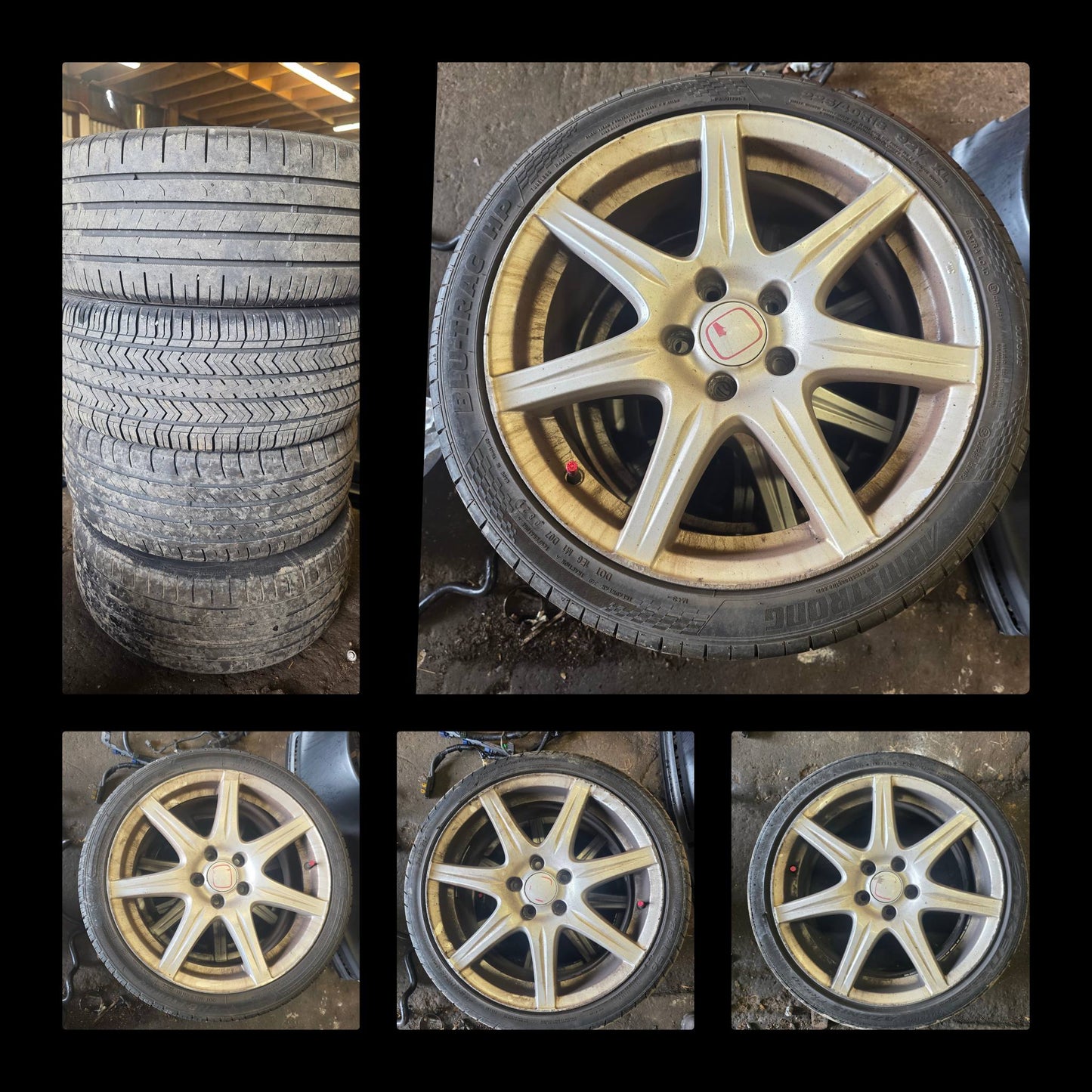 Honda Civic FN2 OEM wheels