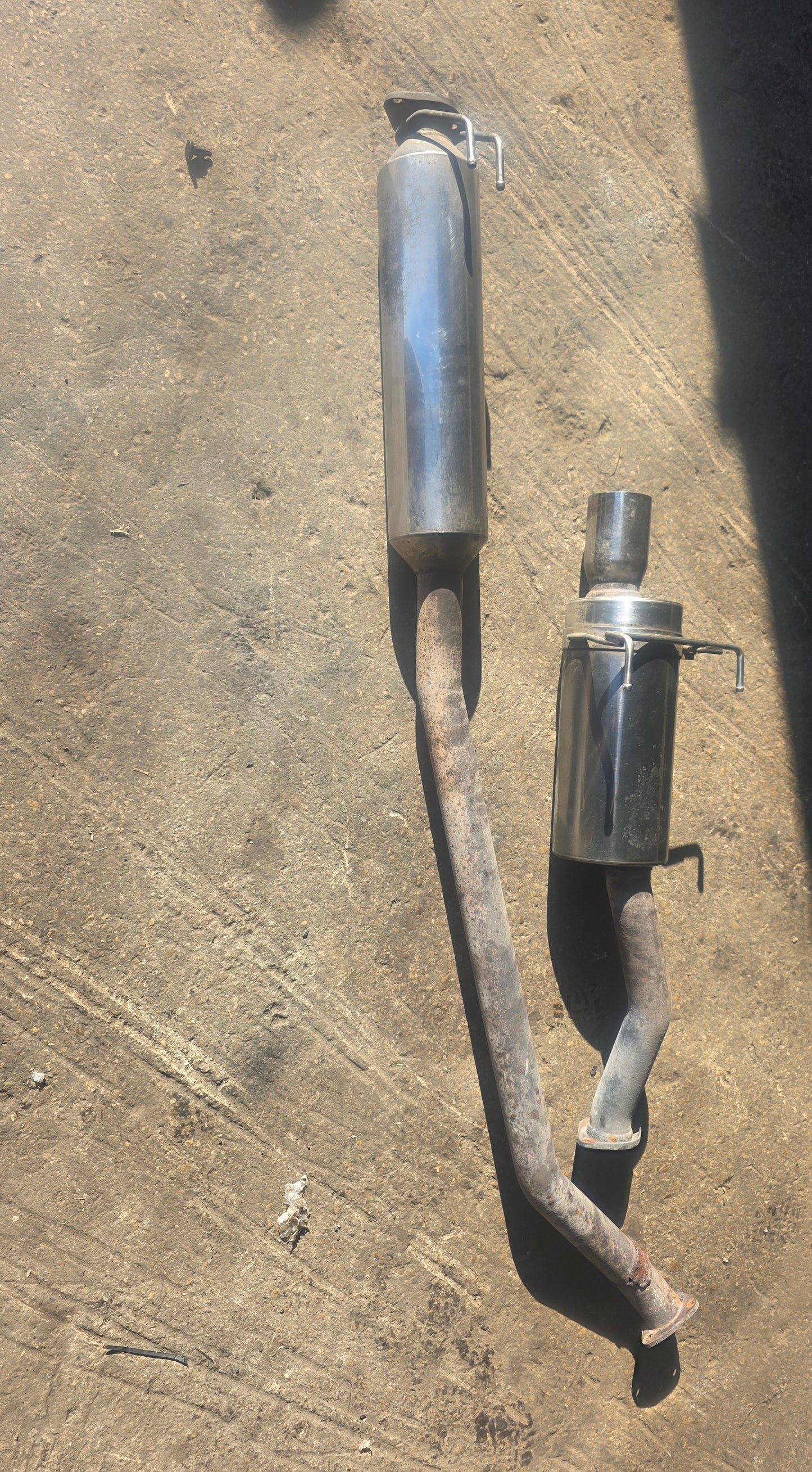 Honda Integra Dc5 Fujitisubo exhaust catback mid pipe and backbox