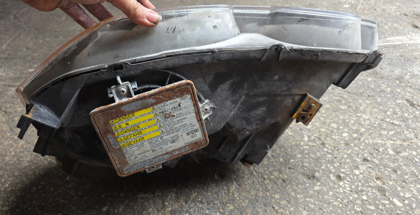 Honda Integra DC6 driver side front head light tinted inside preface pre facelift