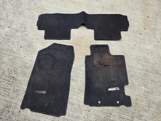 Honda Integra Dc5 black mats set , rough