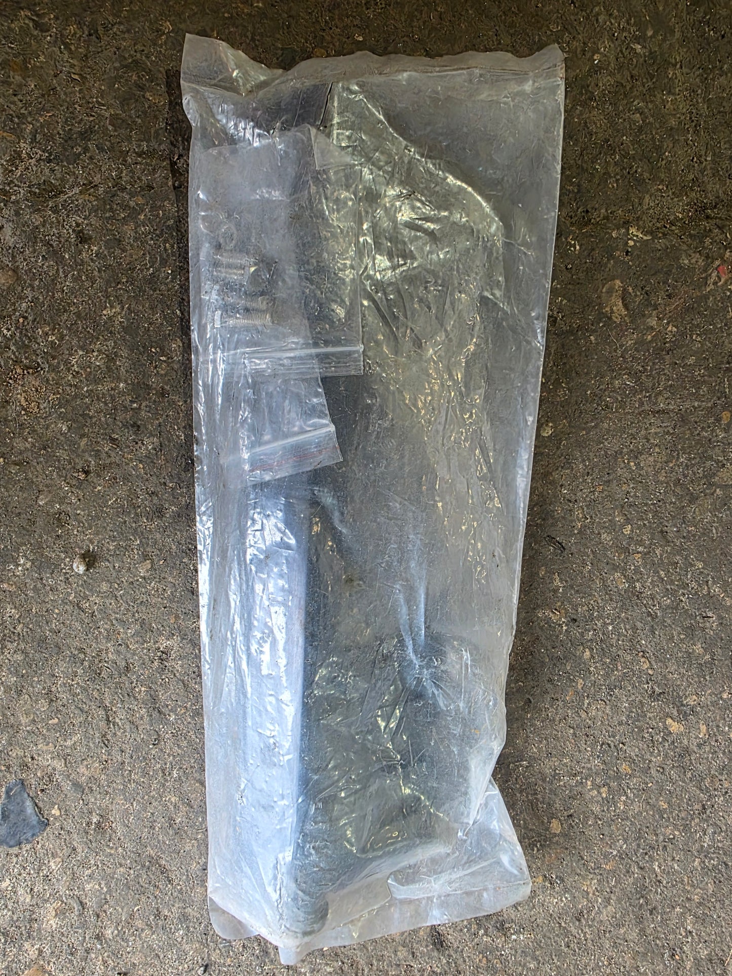 Number plate relocation bracket metal black