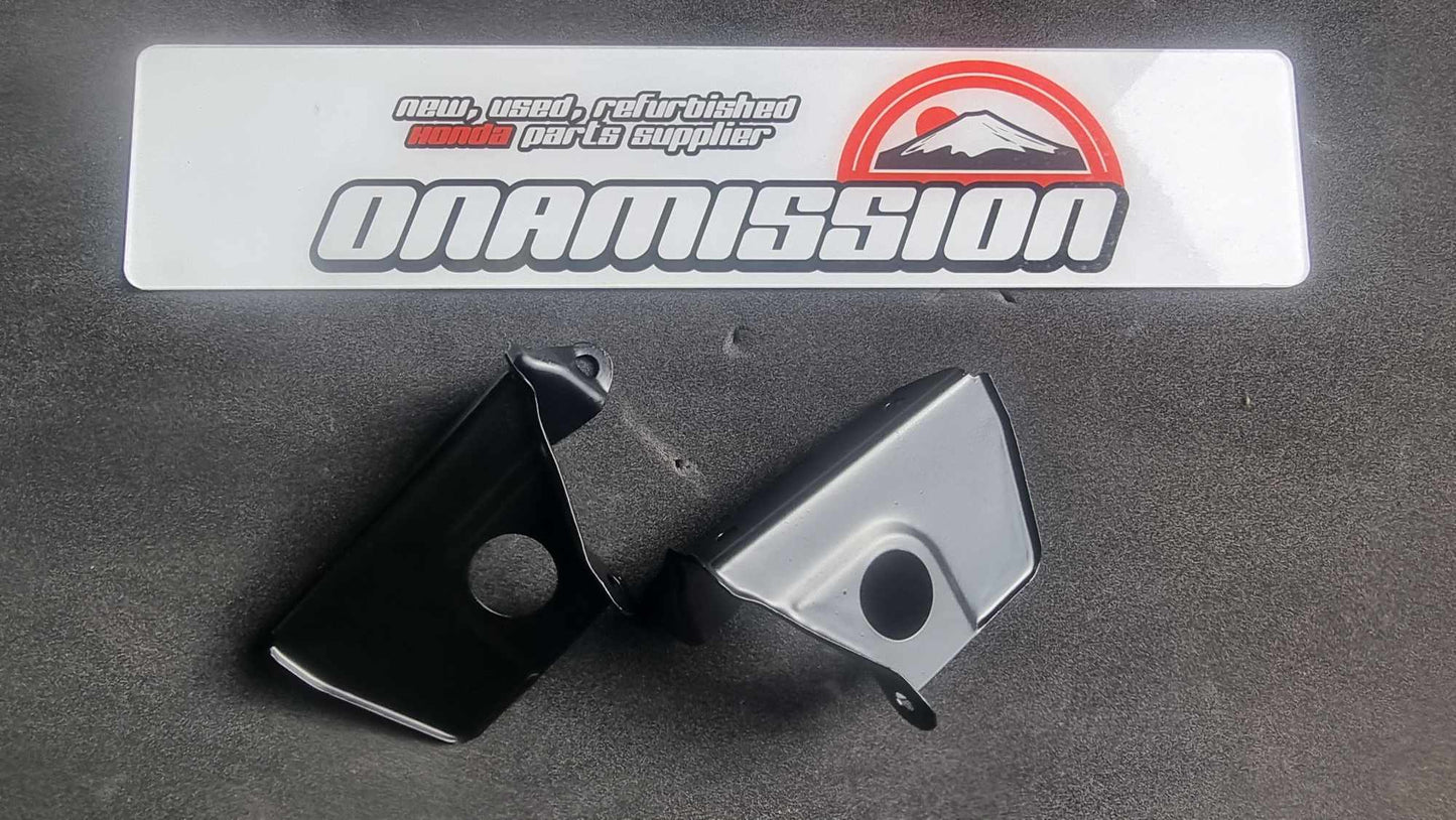 Honda Civic EP3 powder coated lower bumper support brackets