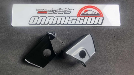 Honda Civic EP3 powder coated lower bumper support brackets