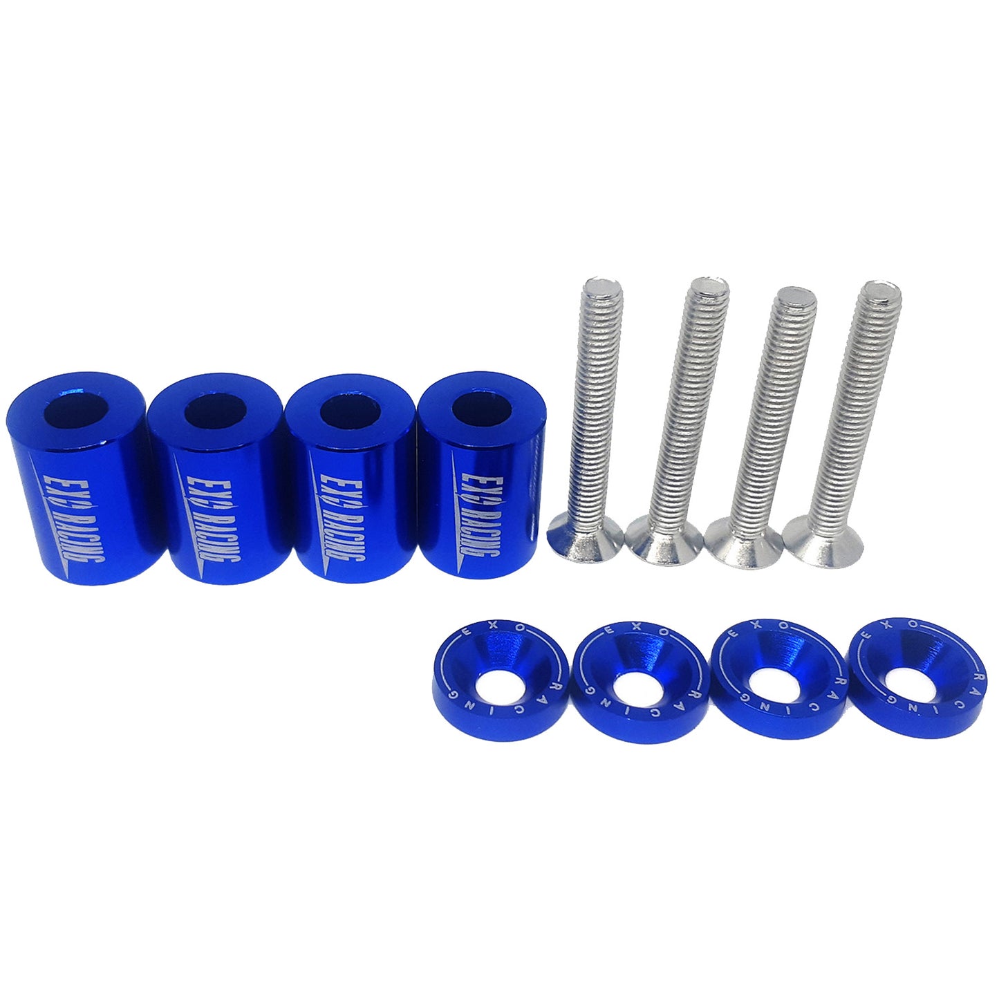 Exoracing Billet Aluminium Bonnet Raisers Spacer