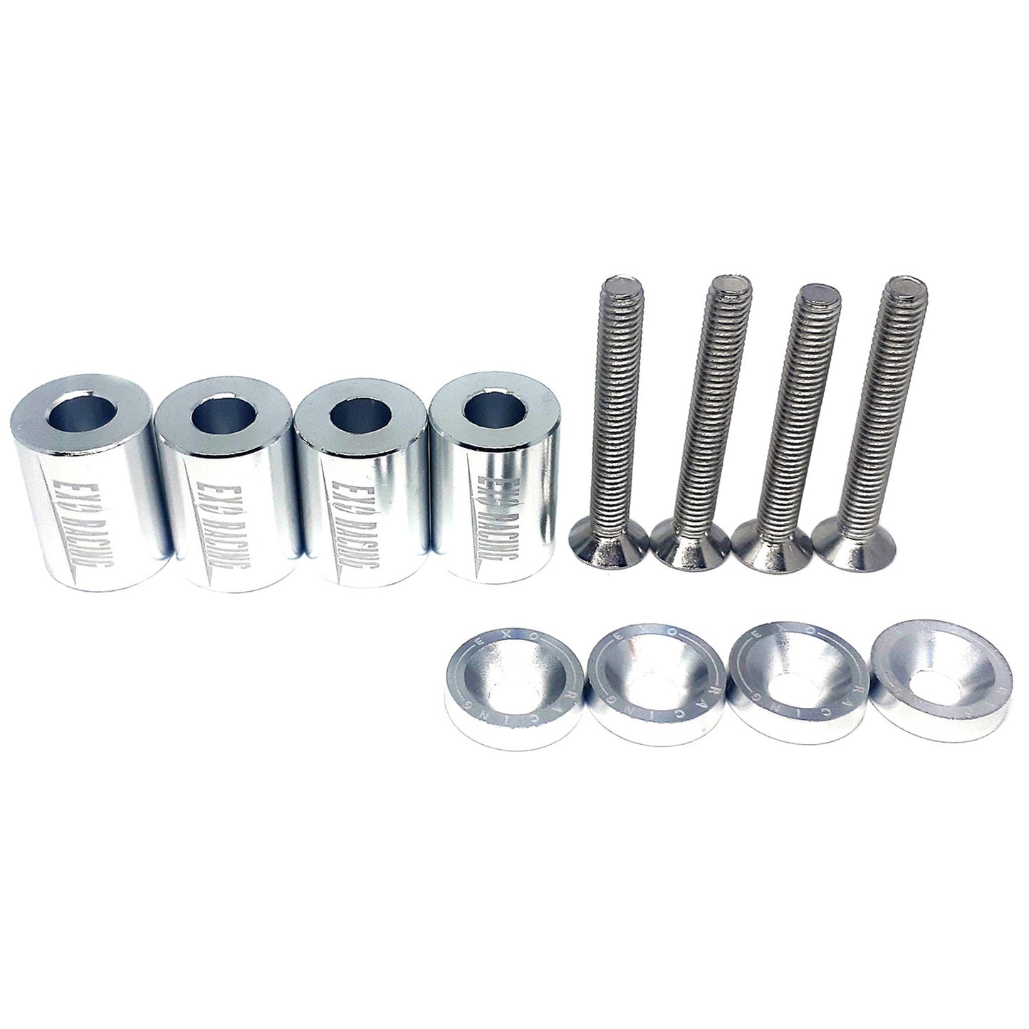 Exoracing Billet Aluminium Bonnet Raisers Spacer
