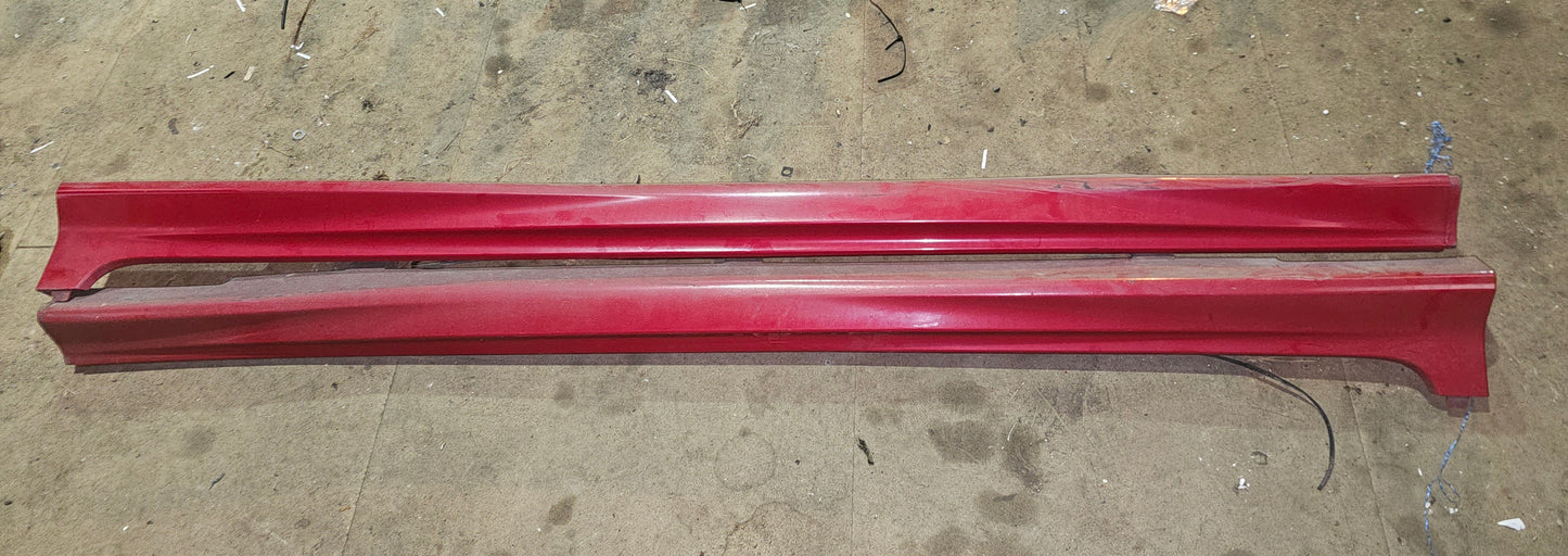 Honda civic Fn2 red side skirts pair