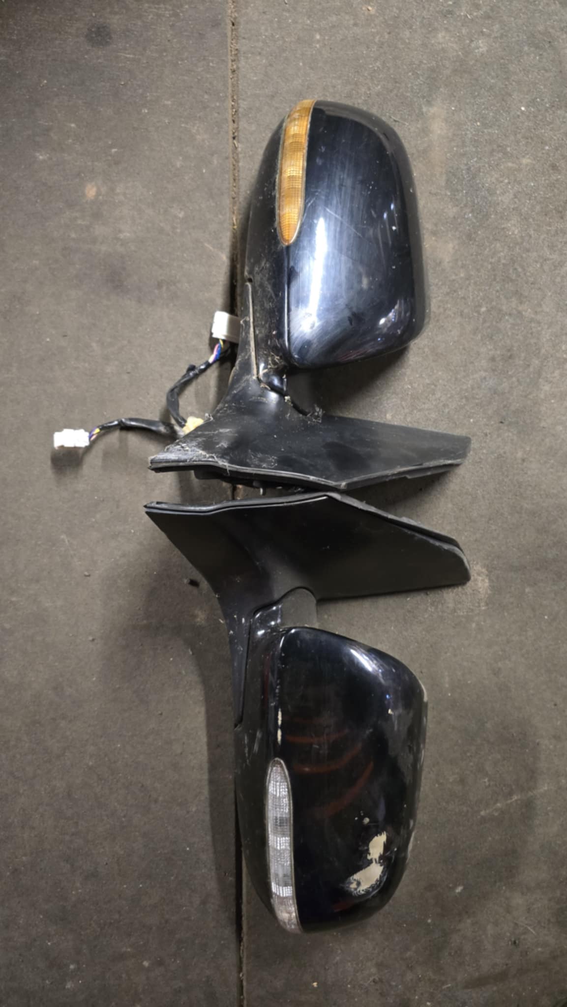Honda EP3 black facelift wing mirror pair in need of love