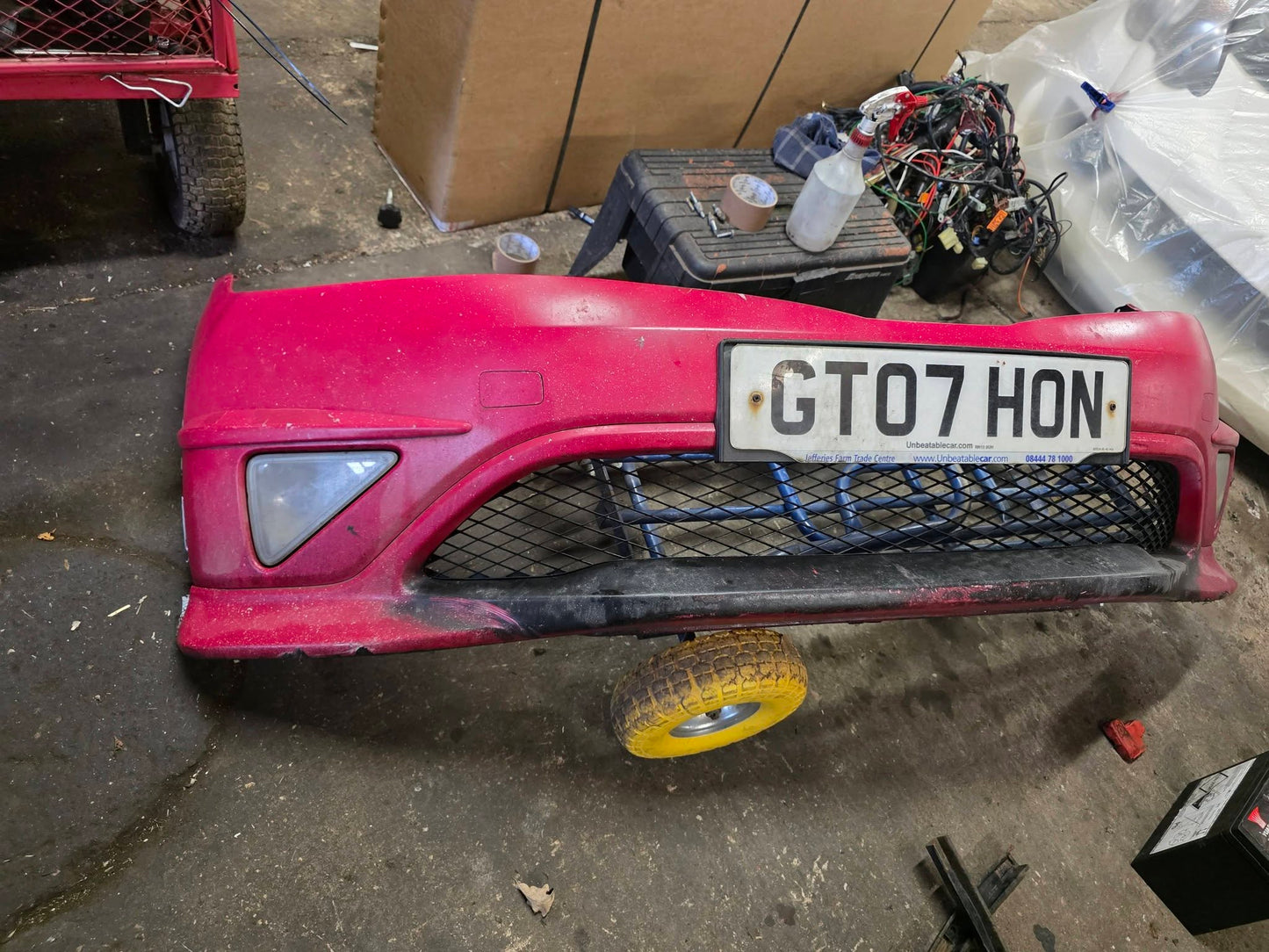 Honda Civic FN2 front bumper - rough