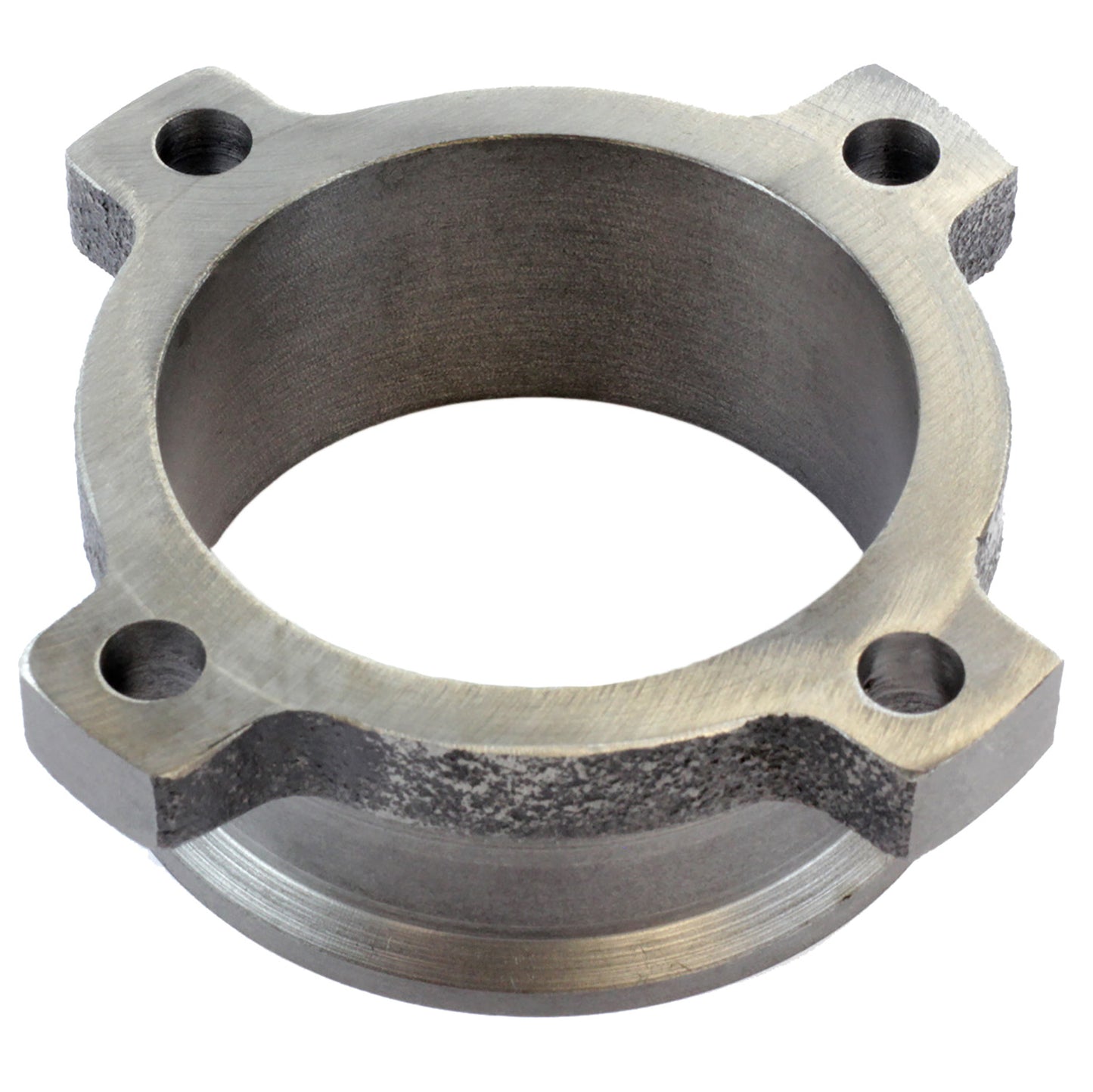 Exoracing Turbo Downpipe Flange Adapter 2.5" 4 Bolt To 2.5" V-band Cast Iron