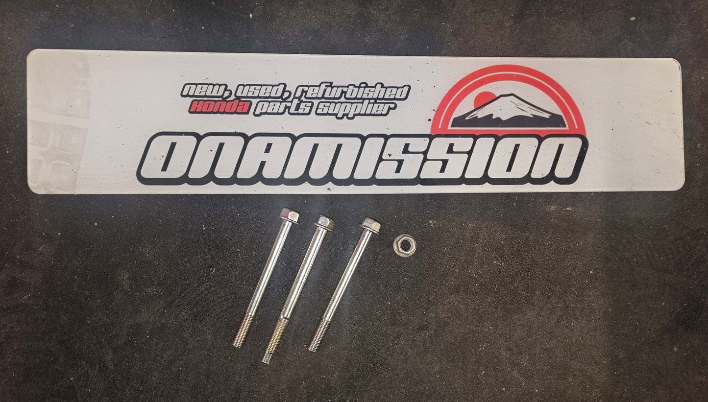 Honda K20 EP3 FN2 DC5 zinc plated water pump housing bolts