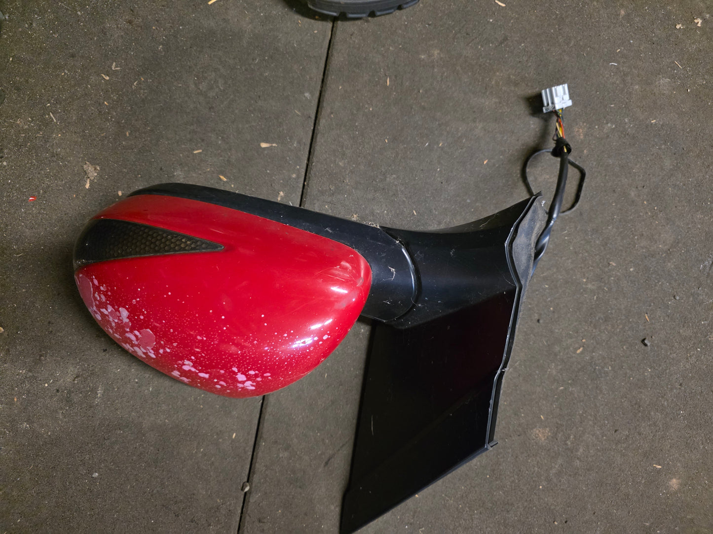Honda Civic FN2 passenger wing mirror lacquer peelerd