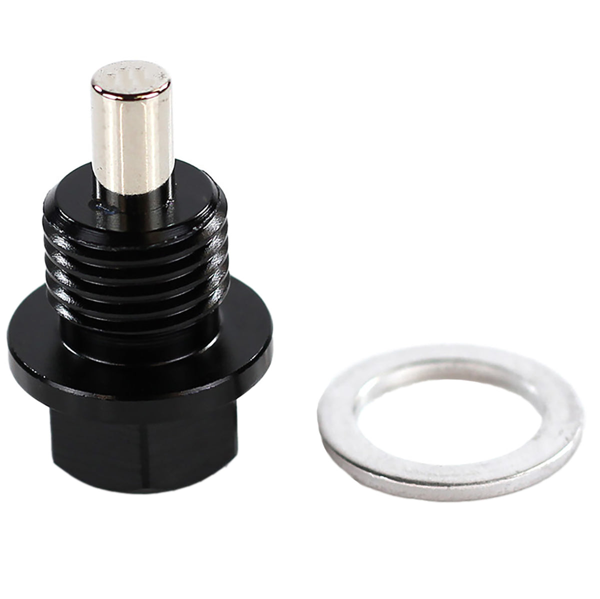 Exoracing Billet Aluminium Magnetic Sump Plug M12x1.25, Black M12x1.25