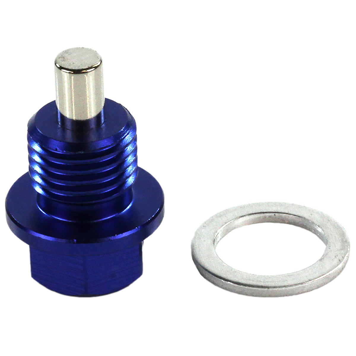 Exoracing Billet Aluminium Magnetic Sump Plug M12x1.5, Blue M12x1.5
