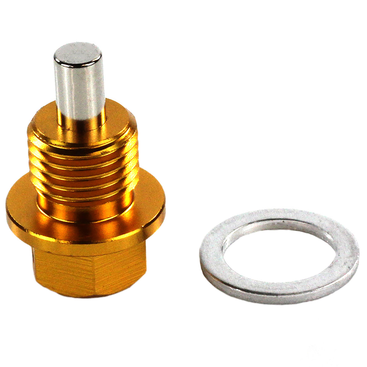Exoracing Billet Aluminium Magnetic Sump Plug M12x1.25, Gold M12x1.25