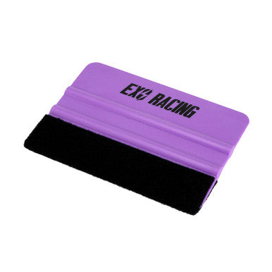 Exoracing felt edge squeegee close up for smooth heat tape application