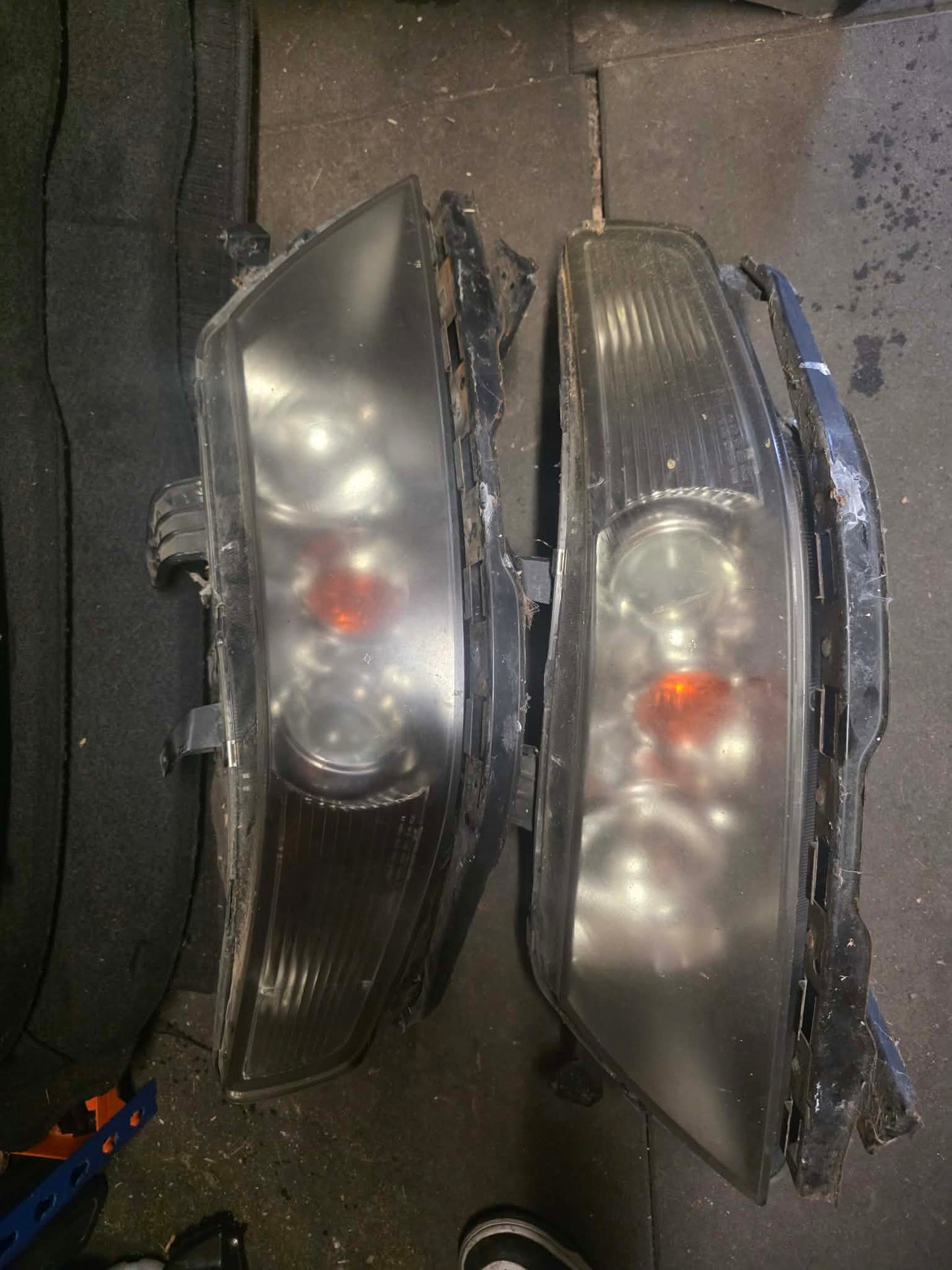 honda accord headlights pair with brackets