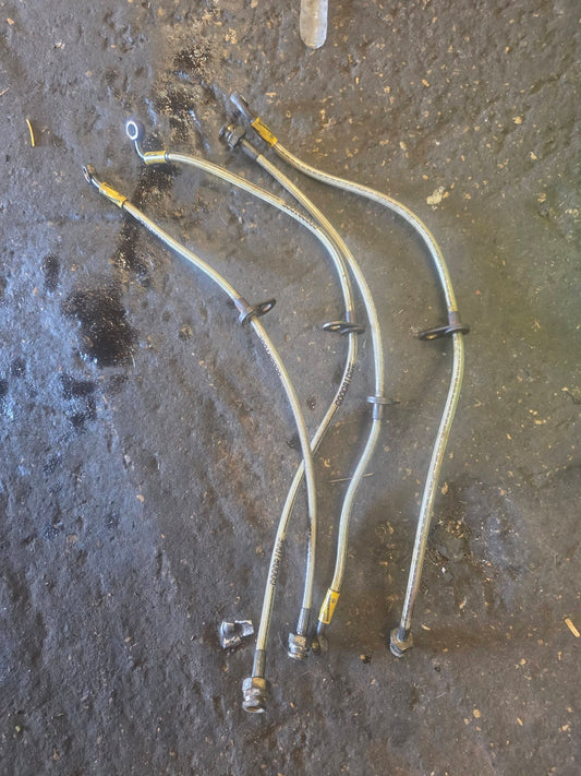 Honda Civic EP3 braided brake lines front and rear set