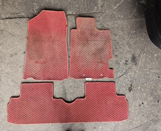 Honda Integra Dc5 floor mats red