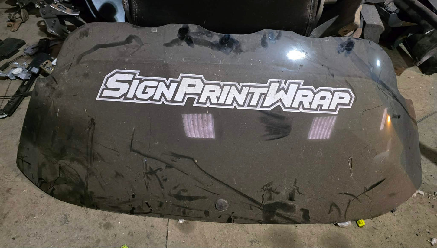 Honda EP3 rear boot glass window