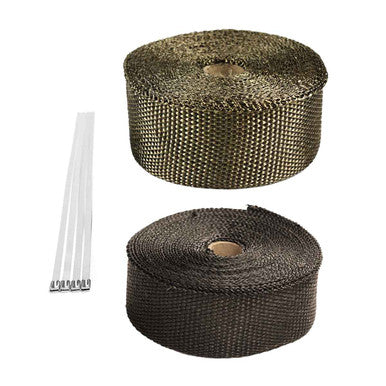 Exoracing titanium exhaust wrap roll front view