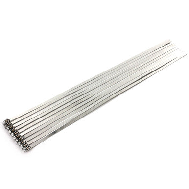 10 x Exoracing stainless steel cable ties