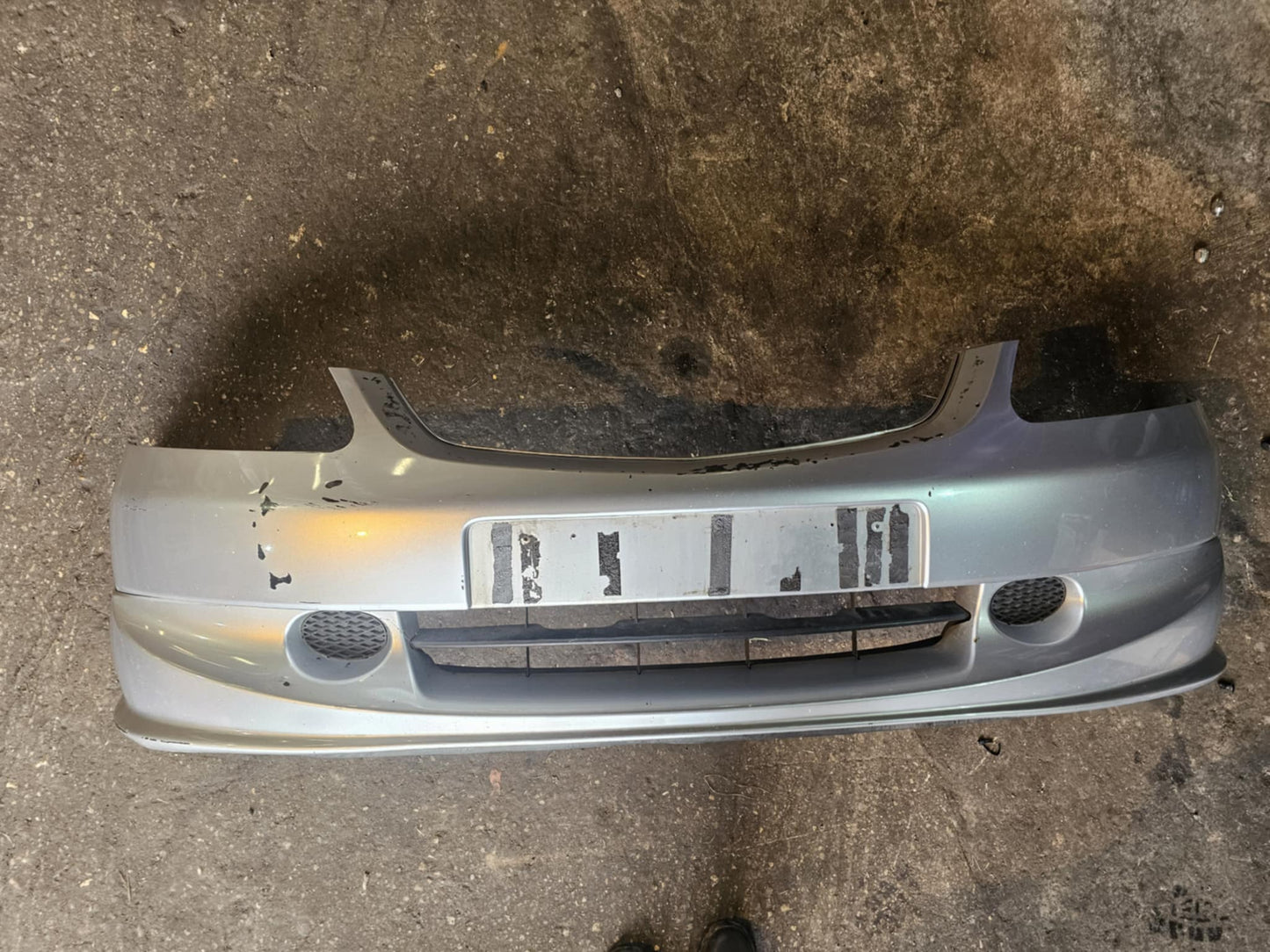 Honda Civic EP3 facelift front bumper silver