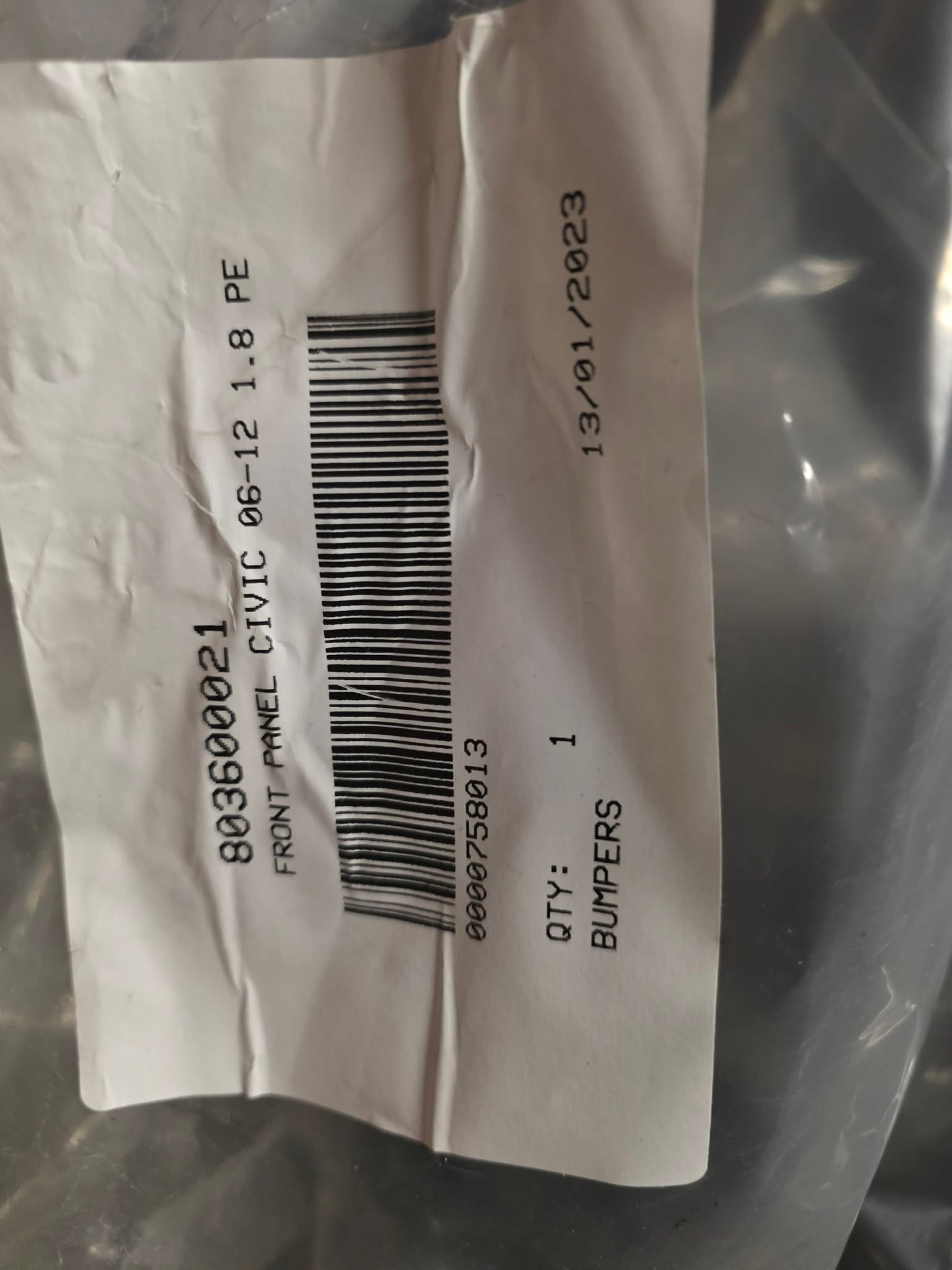 Honda Civic FN 1.8 front frame chassis support Brand new