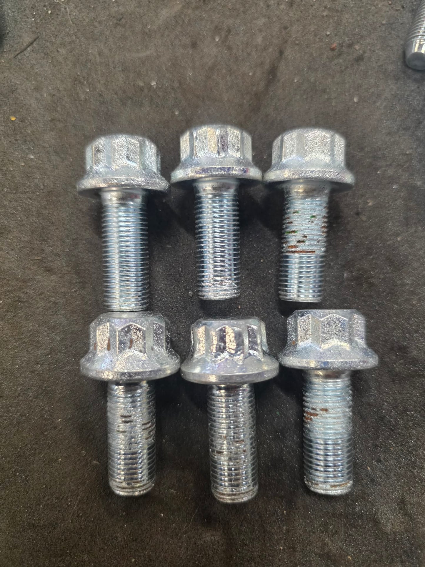 Honda Ep3 zinc plated outer LCA lrear lower control arm bolts