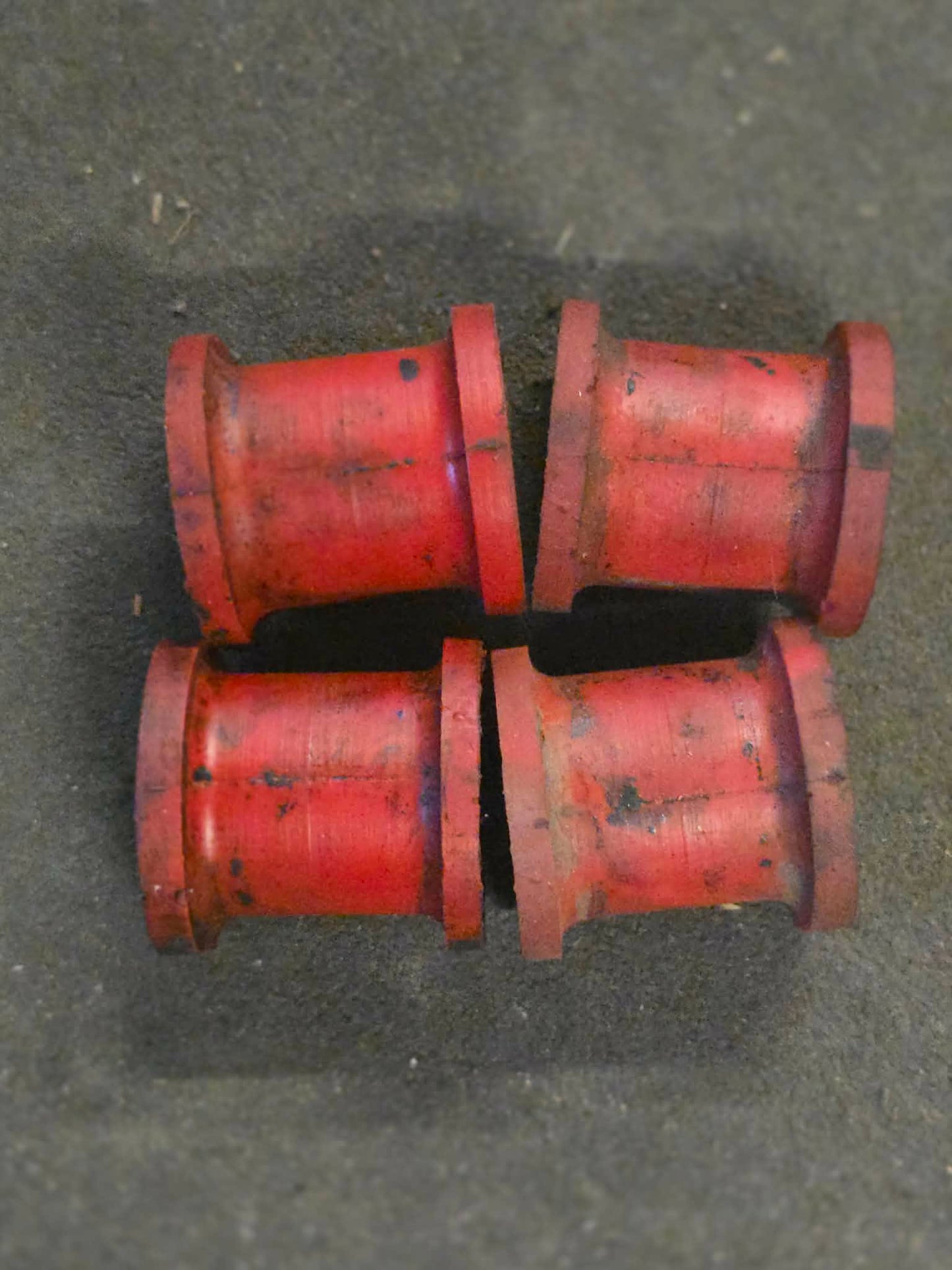 Ep3 red polybushed front arb bushes x 1 pair