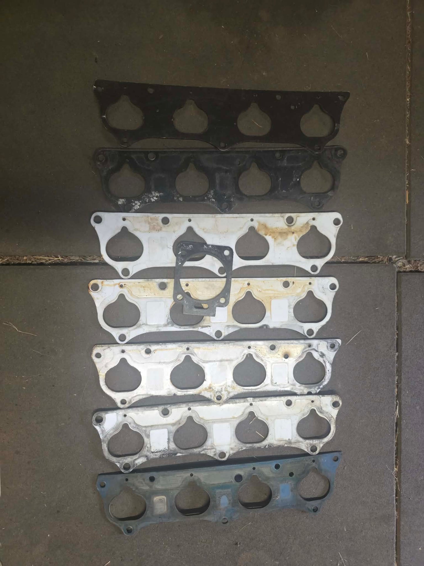 collection o fused  thermal gaskets x 8