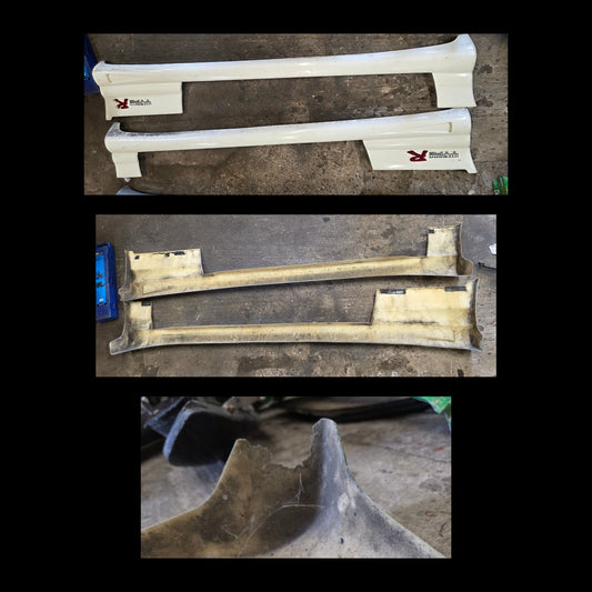 Honda Integra DC2 side skirts Top Fuel brand